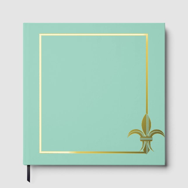 Pageant Real Foil Fleur de Lis Scrapbook (Front)