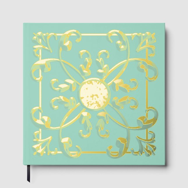 Pageant Real Foil Scrolls Scrapbook (Front)