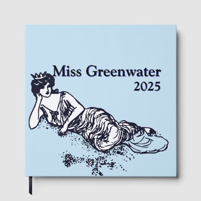 Pageant Scrapbook Book-Retro Queen Guest Book (Front)