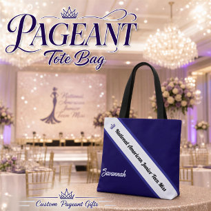 Pageant Tote Bag Custom Sash Crown Pageants