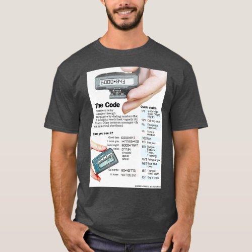 Pager Codes T_Shirt