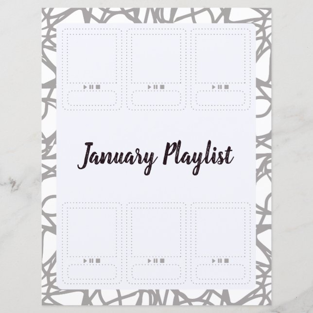 Pages for Diary, Fanbook, Bullet Journal (Front)