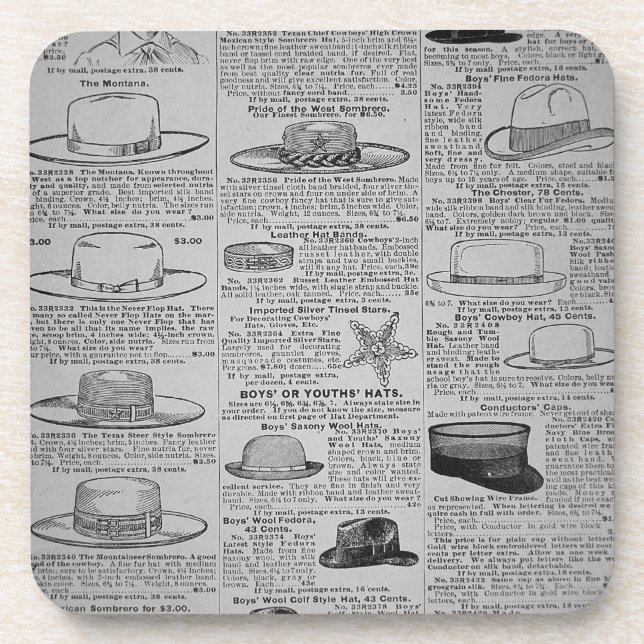 Pages from Sears, Roebuck of Chicago, catalogue of Drink Coaster (Front)