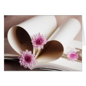 Pages of a Book Made into a Heart Shape (Front Horizontal)