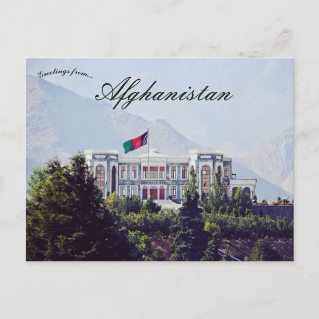 Paghman Hill Castle Kabul Afghanistan Postcard Zazzle