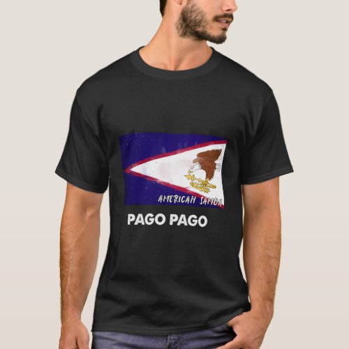 Pago Pago American Samoa Flag Pago Pago T_Shirt