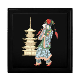 pagoda and bamboo gift box