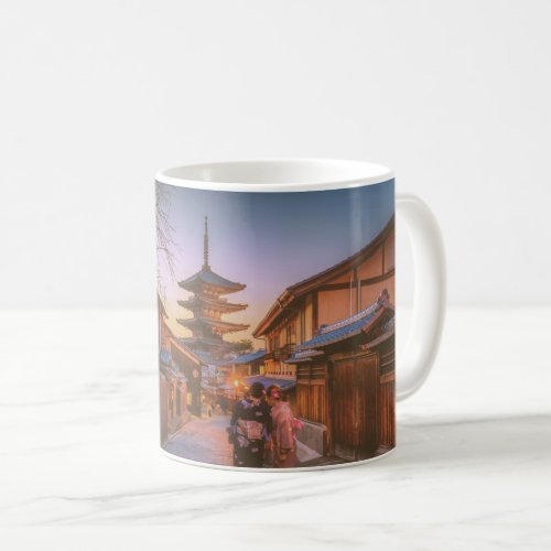 Pagoda at Dusk in Kyoto Japan Coffee Mug