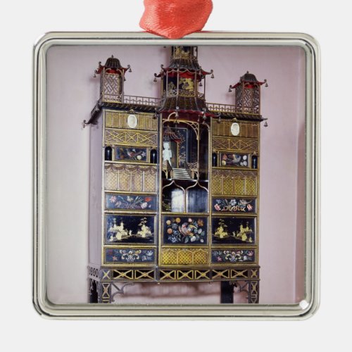 Pagoda cabinet in style of Thomas Chippendale Metal Ornament