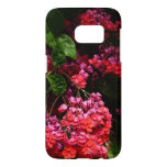 Pagoda Flowers Colorful Red and Pink Samsung Galaxy S7 Case