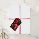 Pagoda Flowers Colorful Red and Pink Gift Tags