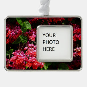 Pagoda Flowers Colorful Red and Pink Ornament