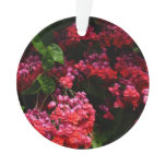 Pagoda Flowers Colorful Red and Pink Ornament