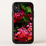 Pagoda Flowers Colorful Red and Pink OtterBox Symmetry iPhone XS Case