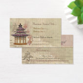 Pagoda Rose Mixed Media Oriental (Desk)