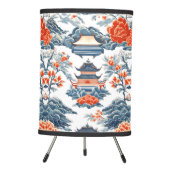 PAGODAS AND FLORAL TRIPOD LAMP (Front)