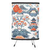 PAGODAS AND FLORAL TRIPOD LAMP (Right)
