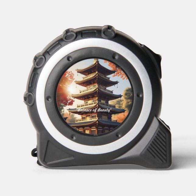 "Pagoda's Serenity" Tape Measure (Front)