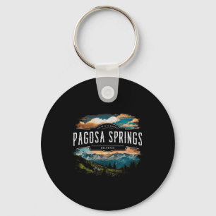 Pagosa Springs Mountains Colorado Hiking Outdoors Keychain