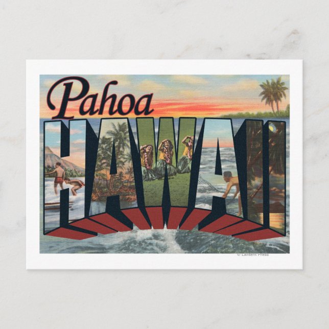 Pahoa, HawaiiLarge Letter ScenesPahoa, HI Postcard (Front)