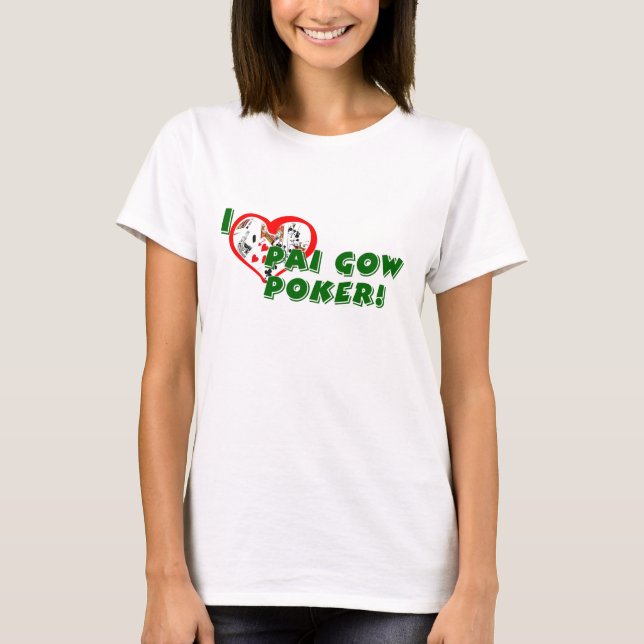 Pai Gow Poker Lover's spaghetti top (Front)