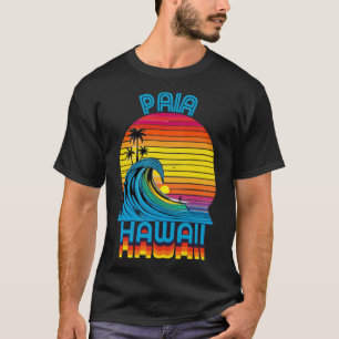 Paia Maui Retro Throwback Surf & Beach Souvenir T-Shirt