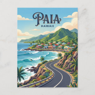 Paia USA Postcard