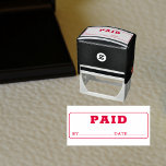 PAID Account Office Simple Business Cashier Self-inking Stamp