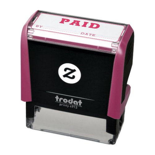 PAID Accounts Office Business Chief Accountant Self_inking Stamp