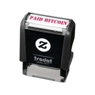 Paid Bitcoin Rubber Stamp