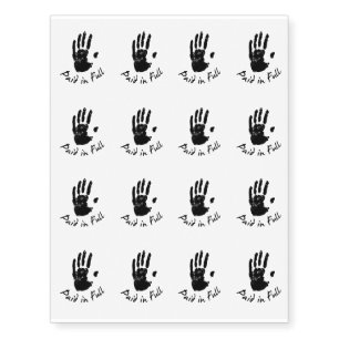 Paid Christian Faith Jesus Hand Temporary Tattoos