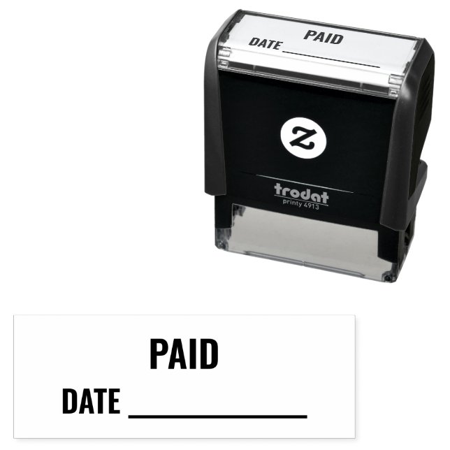 PAID | Date  Self-inking Stamp (In Situ)