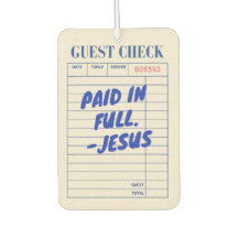 'Paid In Full. - Jesus' Restaurant Receipt Beige 