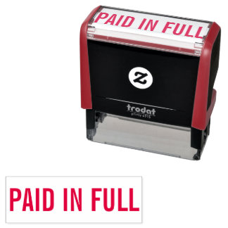 Paid In Full Self-inking Stamp