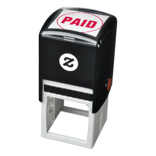 PAID Office Simple Framed Self-inking  Stamp