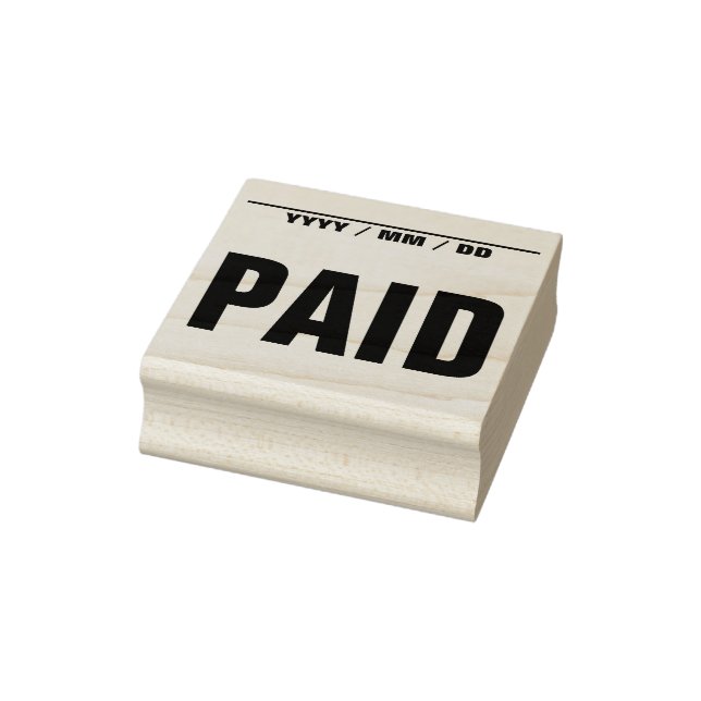 "PAID" Rubber Stamp (Stamp)