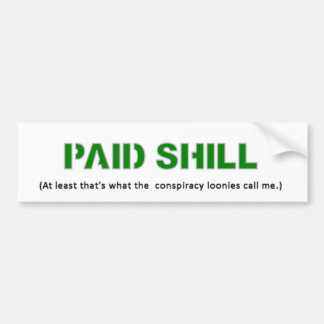 Paid Shill Sticker