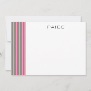 Paige - Personalized Flat Note Card
