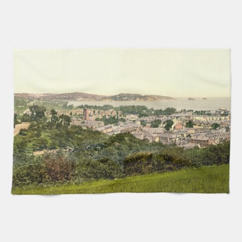 Paignton and Torquay Devon England Kitchen Towel