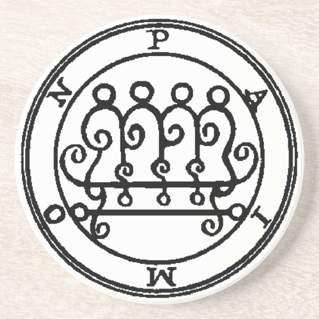 Paimon Offering Disc Drink Coaster (Front)