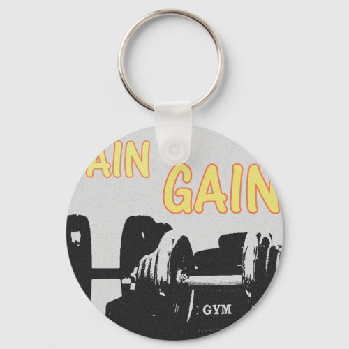 Pain and Gain Keychain