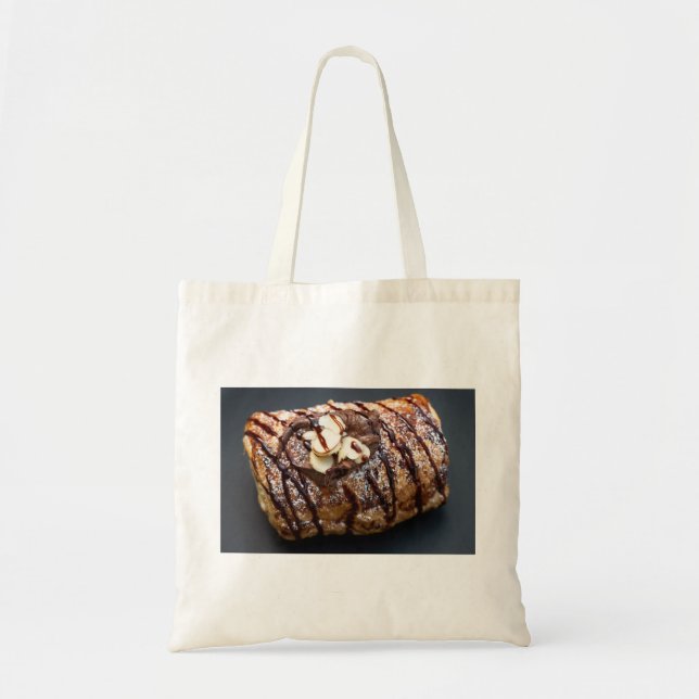 Pain au chocolat croissant tote bag (Front)