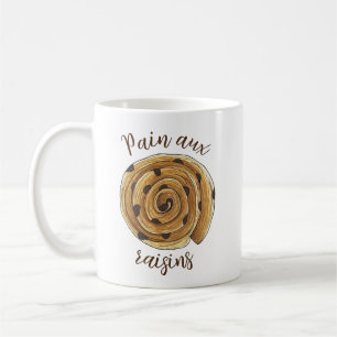 Pain Aux Raisins French Patisserie Bakery Food Coffee Mug