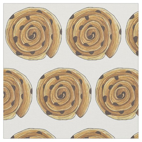 Pain Aux Raisins French Patisserie Bakery Food Fabric