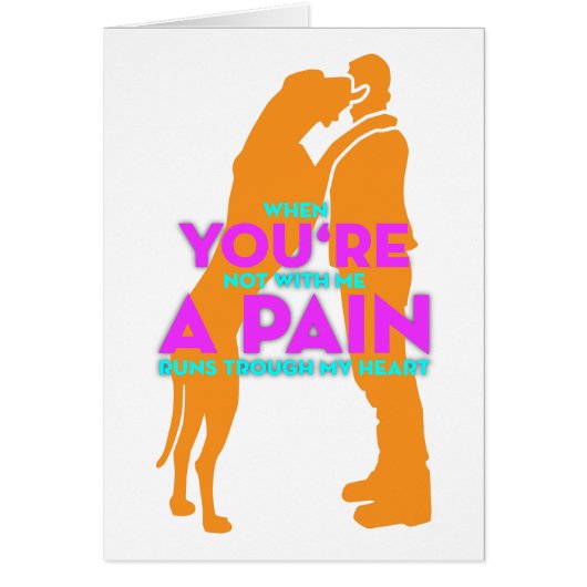 Pain Great DAne Cards (Front)