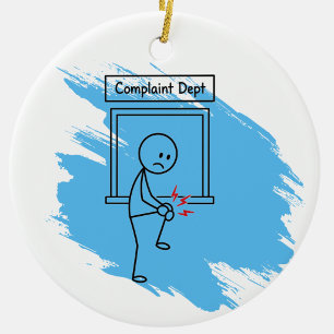 Pain Humor Complaint Custom Condition Ornament