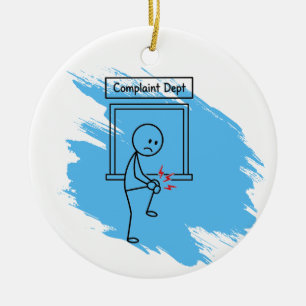 Pain Humor Complaint Custom Condition Ornament