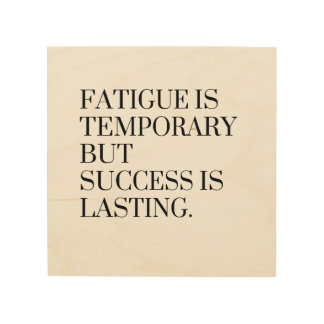 Pain is temporary but success is permanent wood wall art