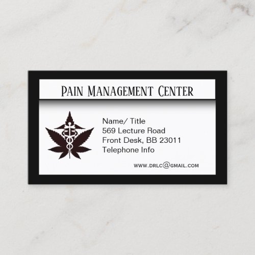 Pain Management Medical Marijuana White