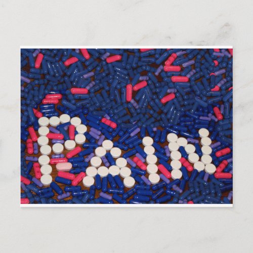 Pain Pills Postcard